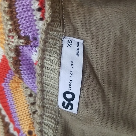 SO Multicolor Knit Halter Strap Dress - Picture 5 of 5